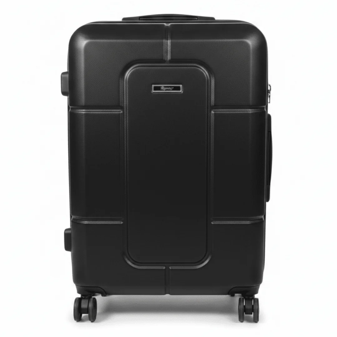 Regency Hard Shell PP Trolley Bag –| Black | 4-Wheel Spinner | 26 Inch |