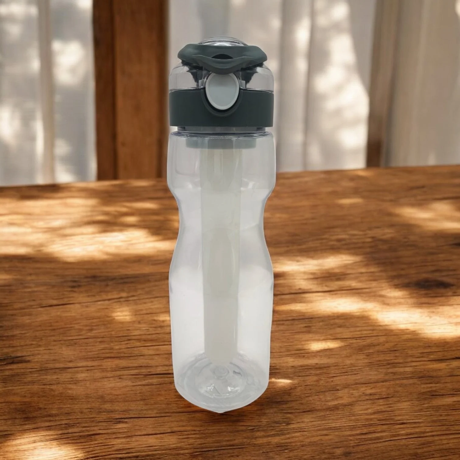 Renga Tritan Water Bottle With 'One Click Opening System' Plastic Lid & Ice Tube 730ml