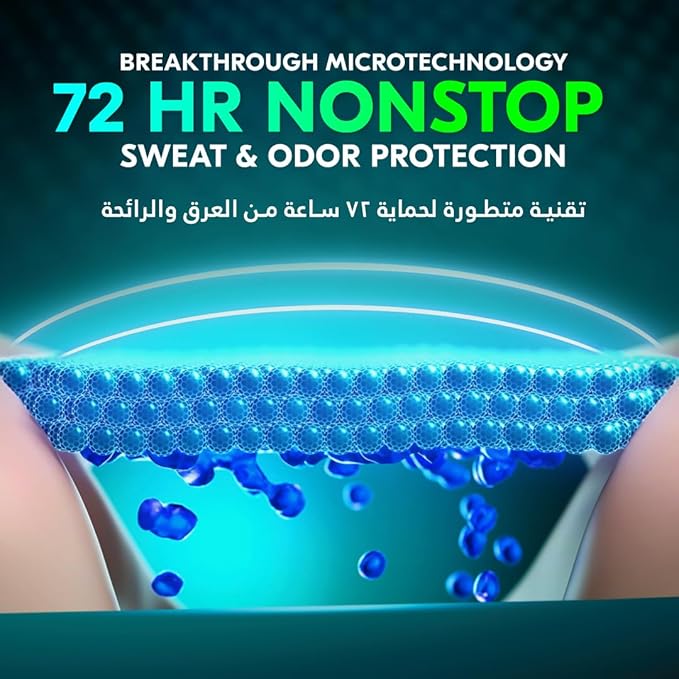 Rexona Men Antiperspirant Deodorant Roll On, 72 hour sweat & odor protection*, HI-Impact Workout, with MotionSense technology-50ML - Image 5