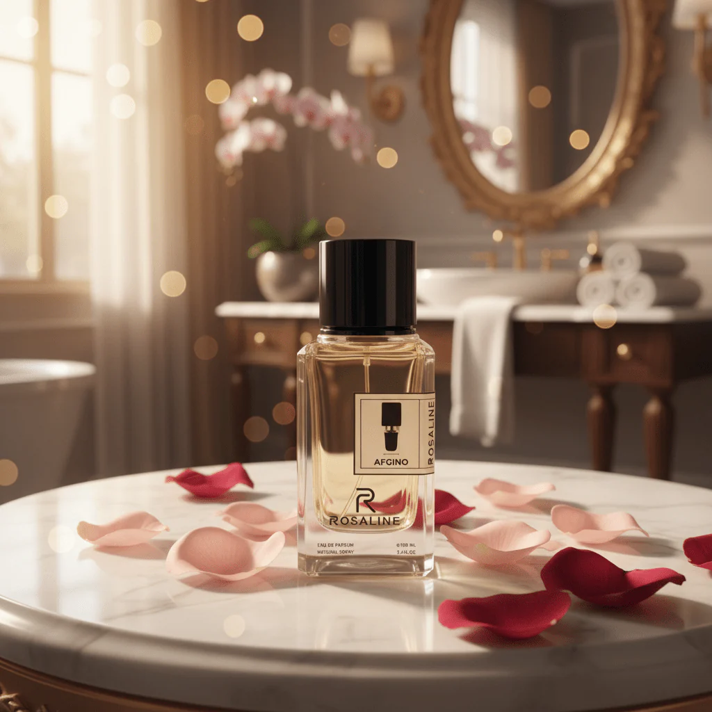 Rosaline Afgino Eau de Parfum 100ml | Luxury Unisex Fragrance with Saffron, Oud & Amber | Long-Lasting Natural Spray | Inspired Version | - Image 3