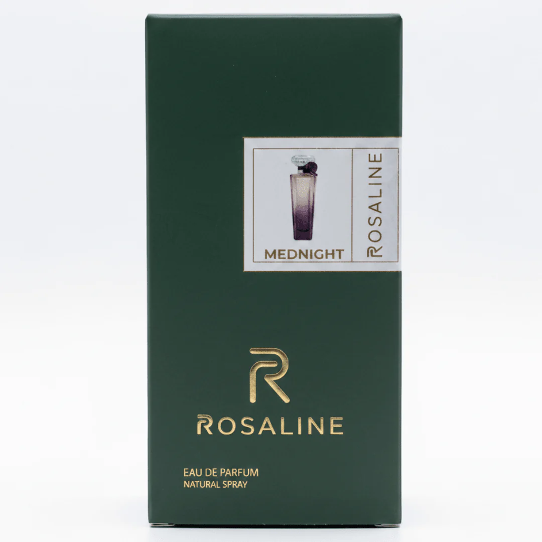 Rosaline Mednight Eau de Parfum for Women 100ml – Long-Lasting Floral Fruity Fragrance with Raspberry, Rose, Jasmine & Vanilla | Natural Spray | Inspired Version |