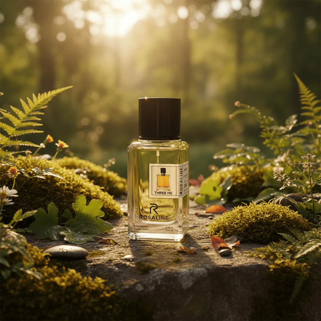 Rosaline Three He Eau de Parfum for Men – 100ml | Long-Lasting Woody Citrus Fragrance | Natural Spray | Inspired Version | - Image 4