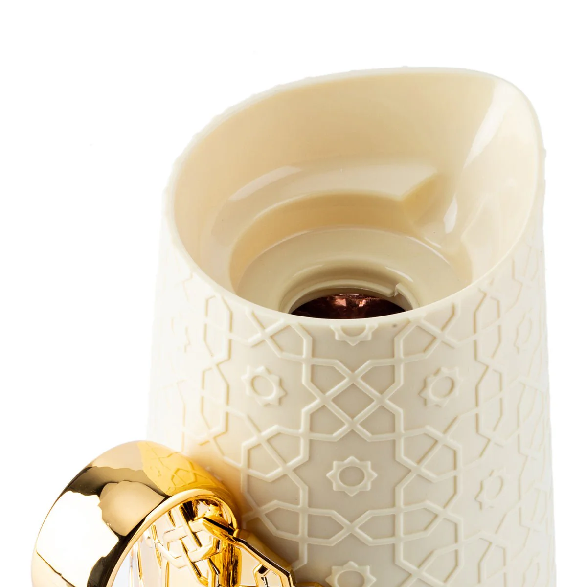 ROSETTE Vacuum Thermos Flask Thermos For Tea And Coffee From Rosette – Ivory gold - Image 3