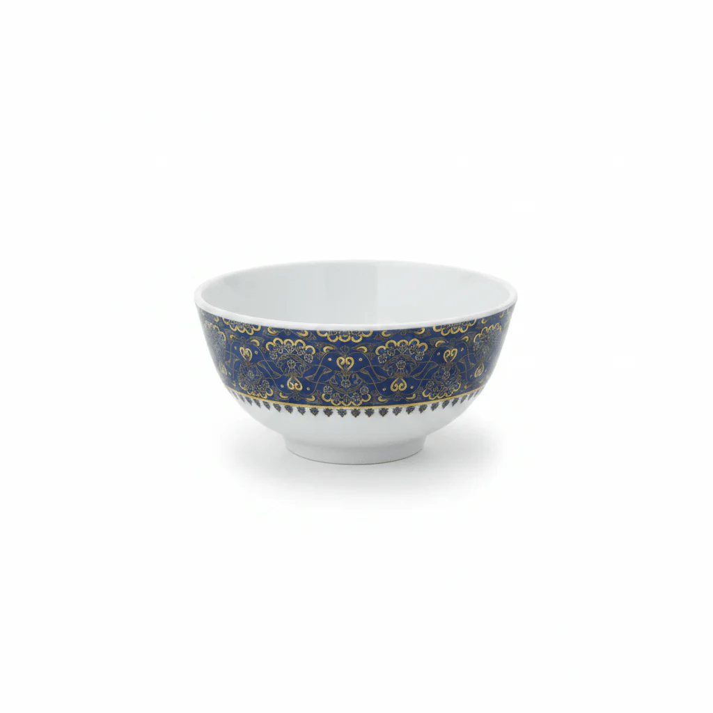 Royalford 20-Piece Melamine Ware Dinner Set – RF7437 | Blue Mandala Design - Image 4