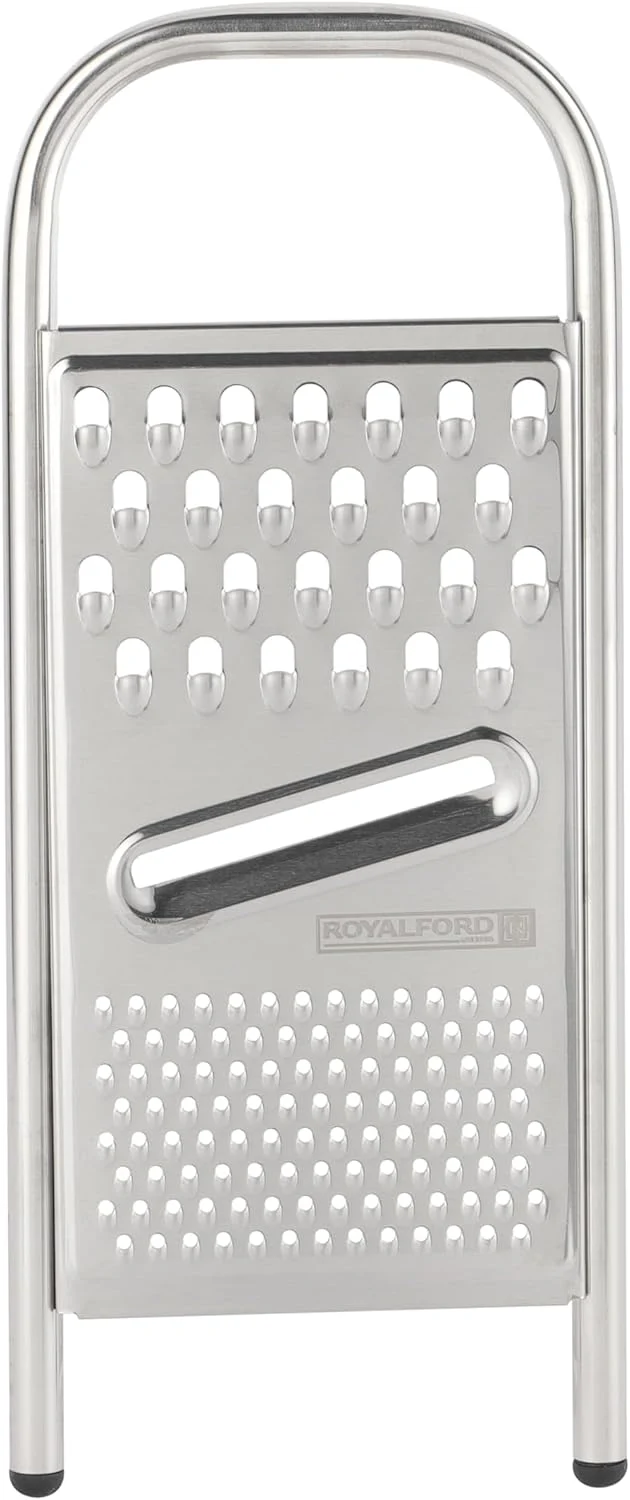 ROYALFORD 3-in-1 Stainless Steel Grater 27.5cm*10.8cm*1.5cm- RF12351