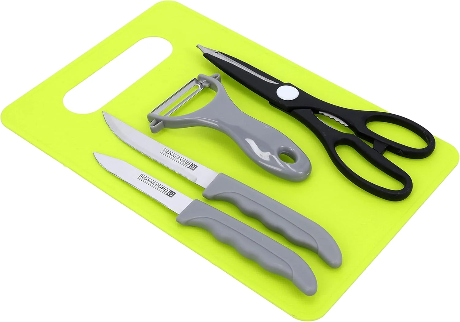 RoyalFord 5-Piece Kitchen Gadget Set - Stainless Steel & PP - RF10463 - Image 4