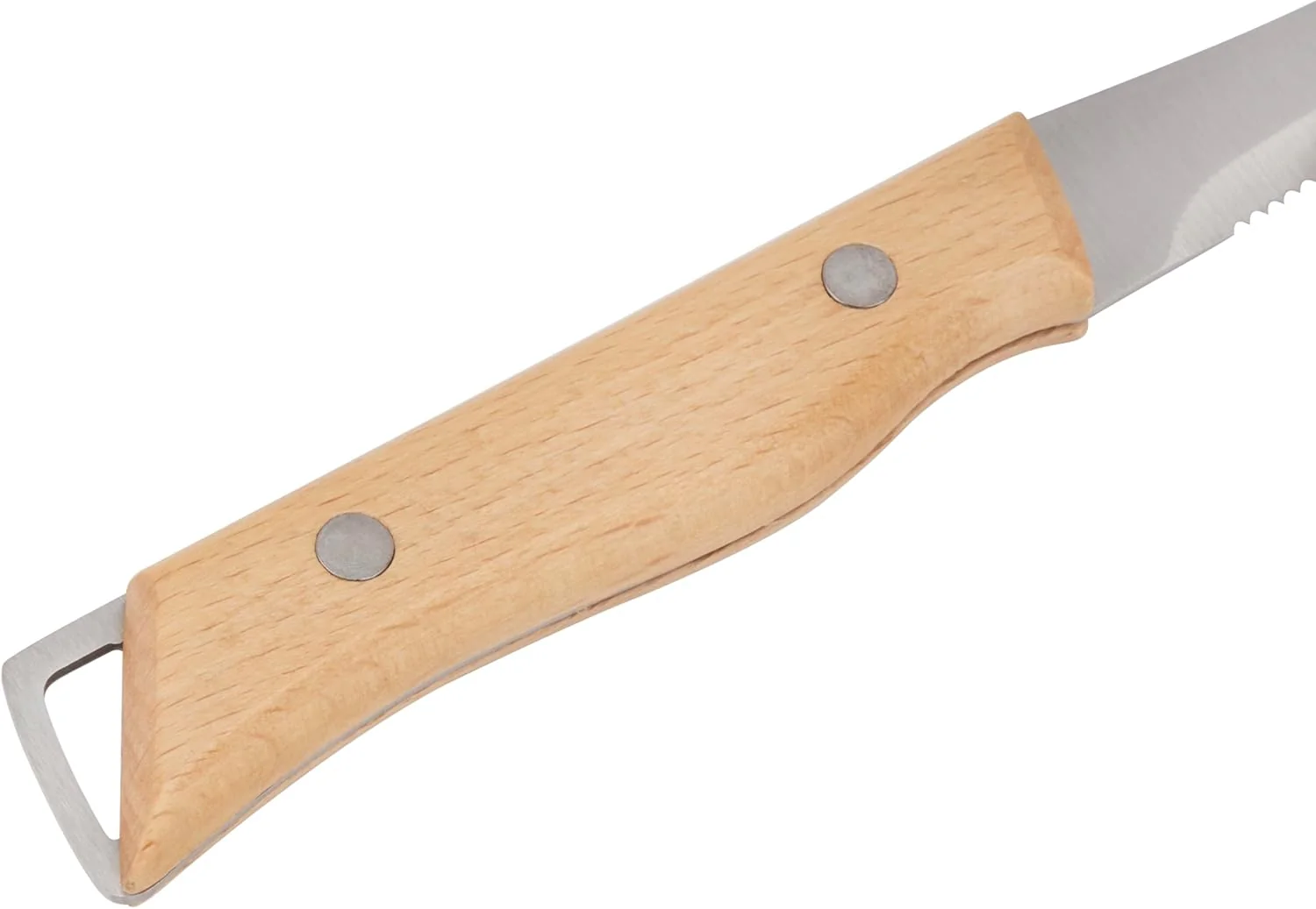 Royalford 5" Stainless Steel Fruit Knife with Wooden Handle – Dishwasher Safe (RF12096) - Image 3