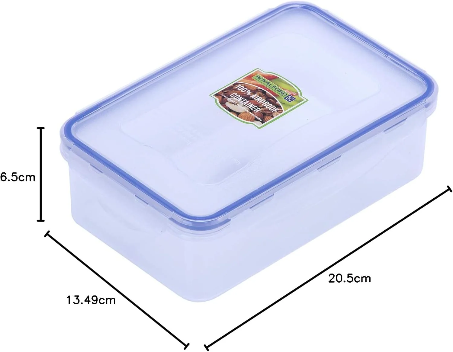 Royalford Air Proof Box Plastic RF5892 1100ml - Image 5