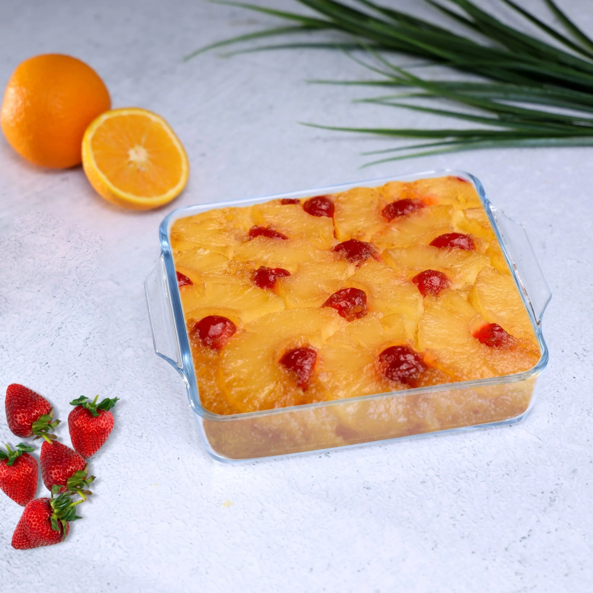 ROYALFORD Borosilicate Glass Square Baking Tray/Roaster 1.5 Liter, 243mm*201mm*52mm- RF 8807 - Image 4