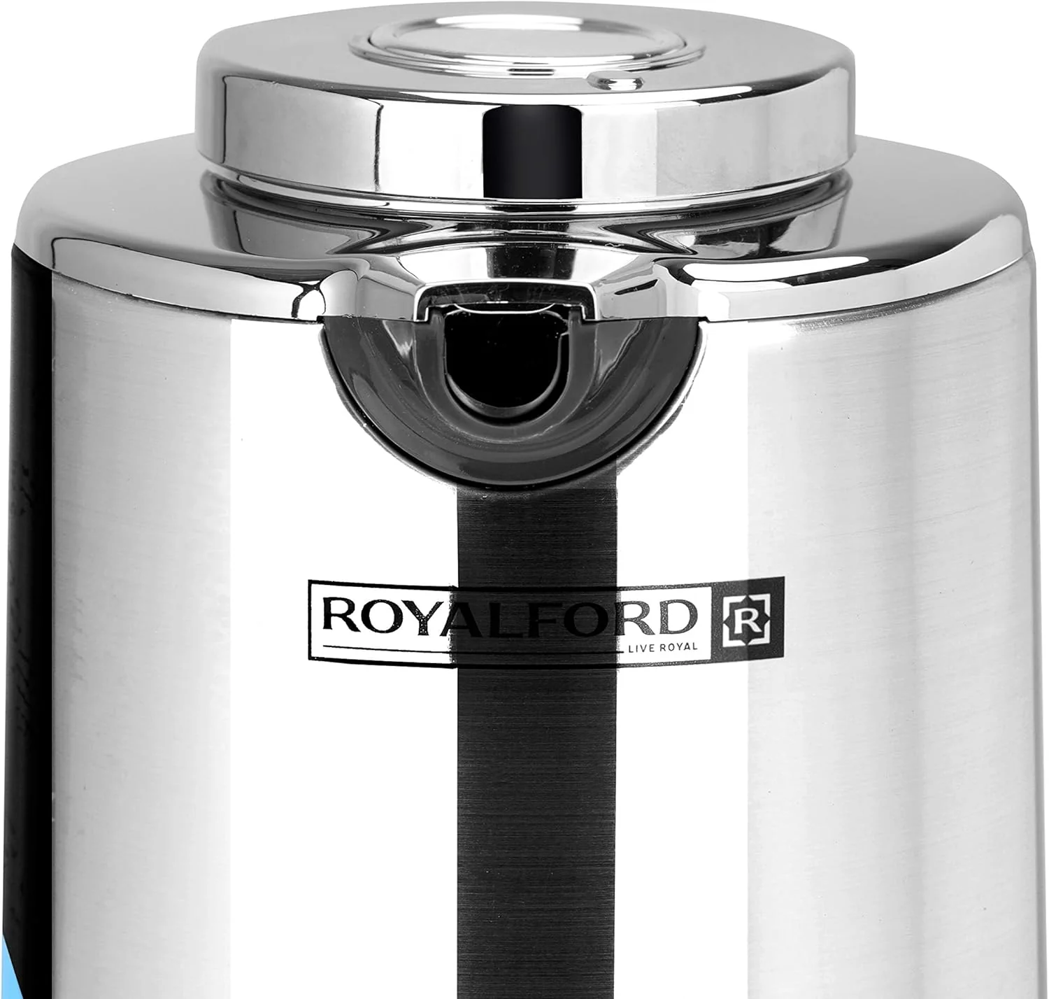 Royalford Double Wall Vaccum Flask 1.9 Liter, Asbestos Free, Pink Glass inner, 24hr Hot- 36hr Cold, Silver Figured- RF7949 - Image 6