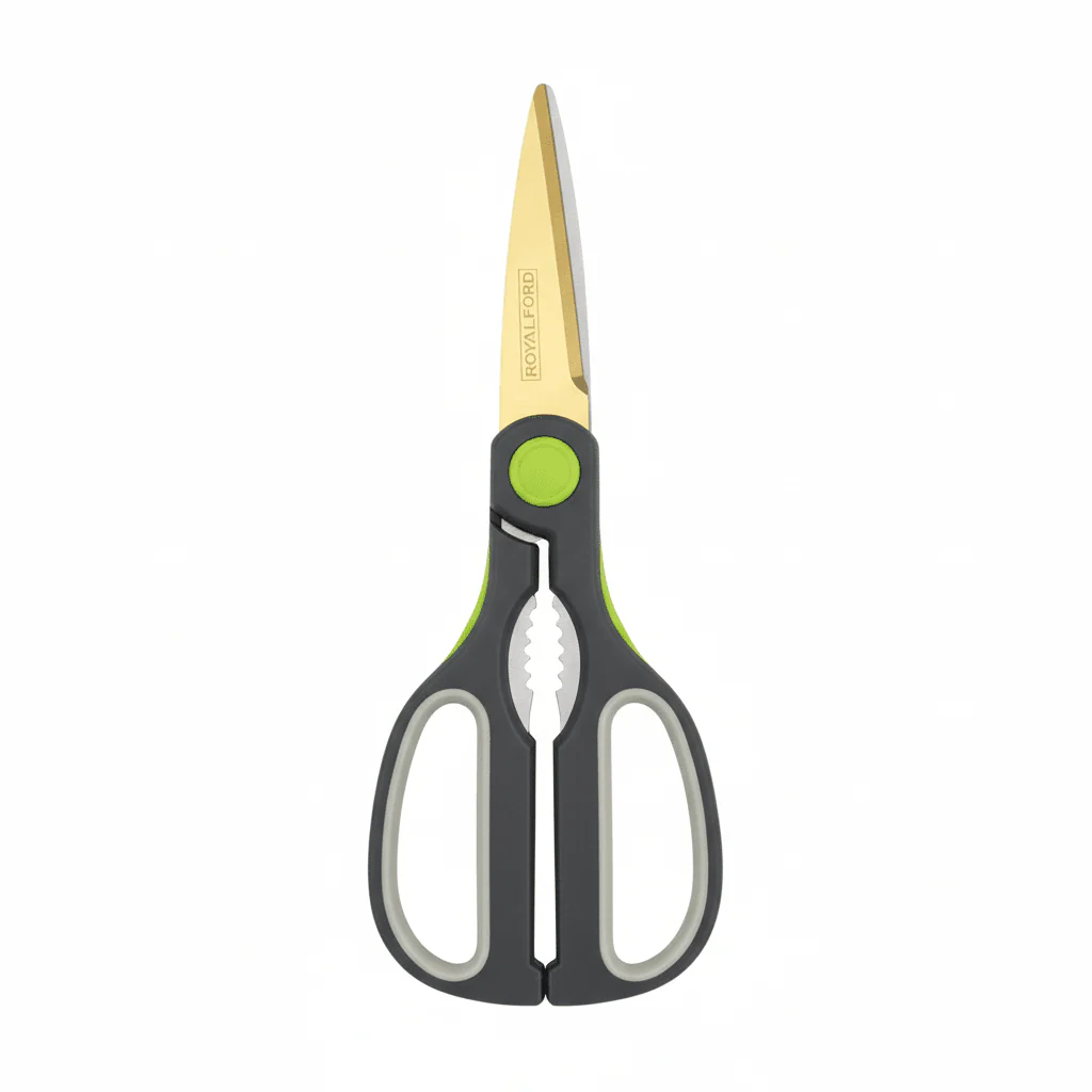 Royalford Heavy-Duty Kitchen Scissors – Stainless Steel 21.5cm (RF2992)