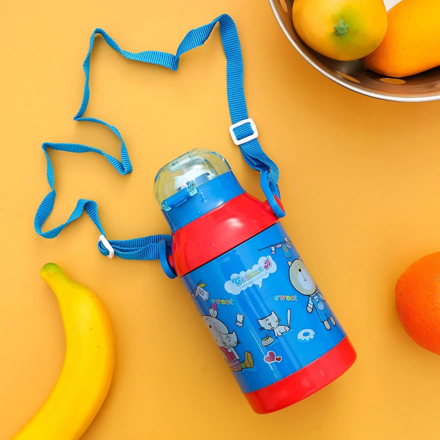 Royalford Plastic Waterbottle 500ml, Durable & Leakproof, Suitable for Hot&Cold Drinks, Eco-Friendly Material - Image 3