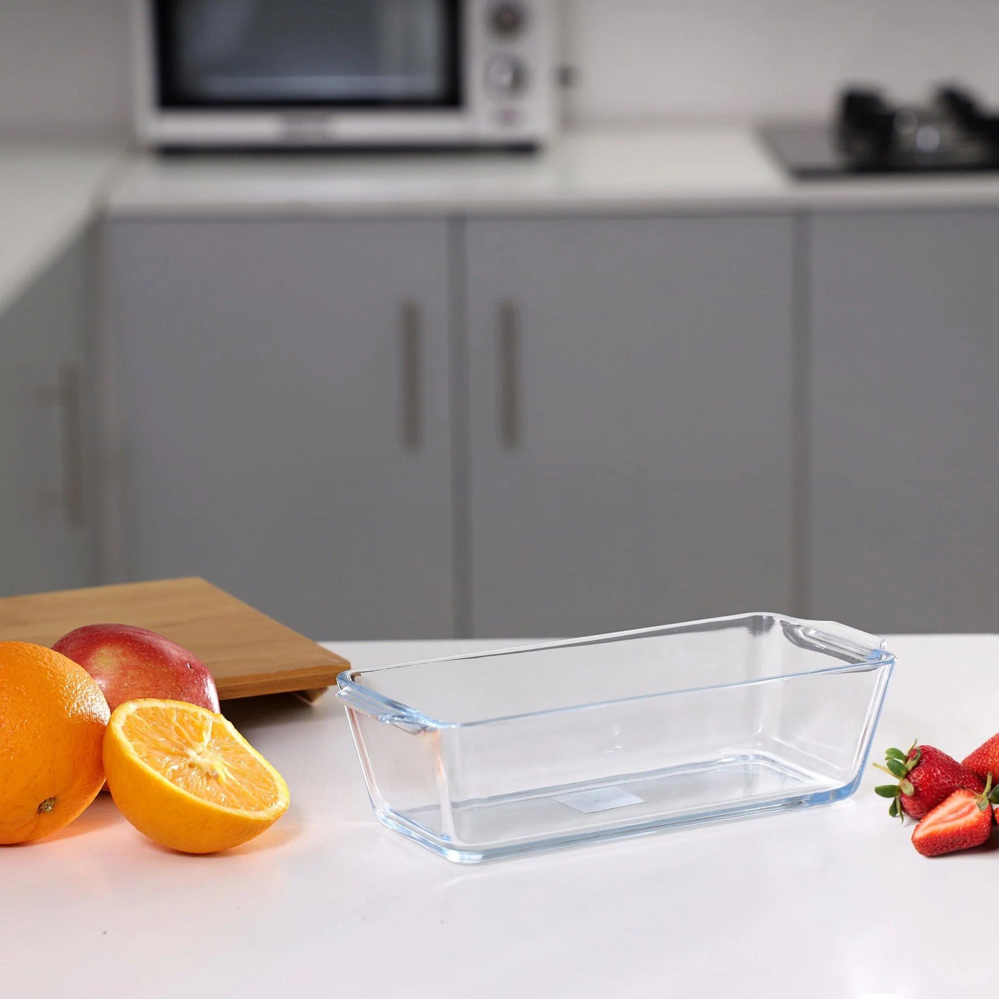ROYALFORD Rectangular Borosilicate Glass Loaf Dish 800ml, 23cm*10cm*6cm- RF8808 - Image 2