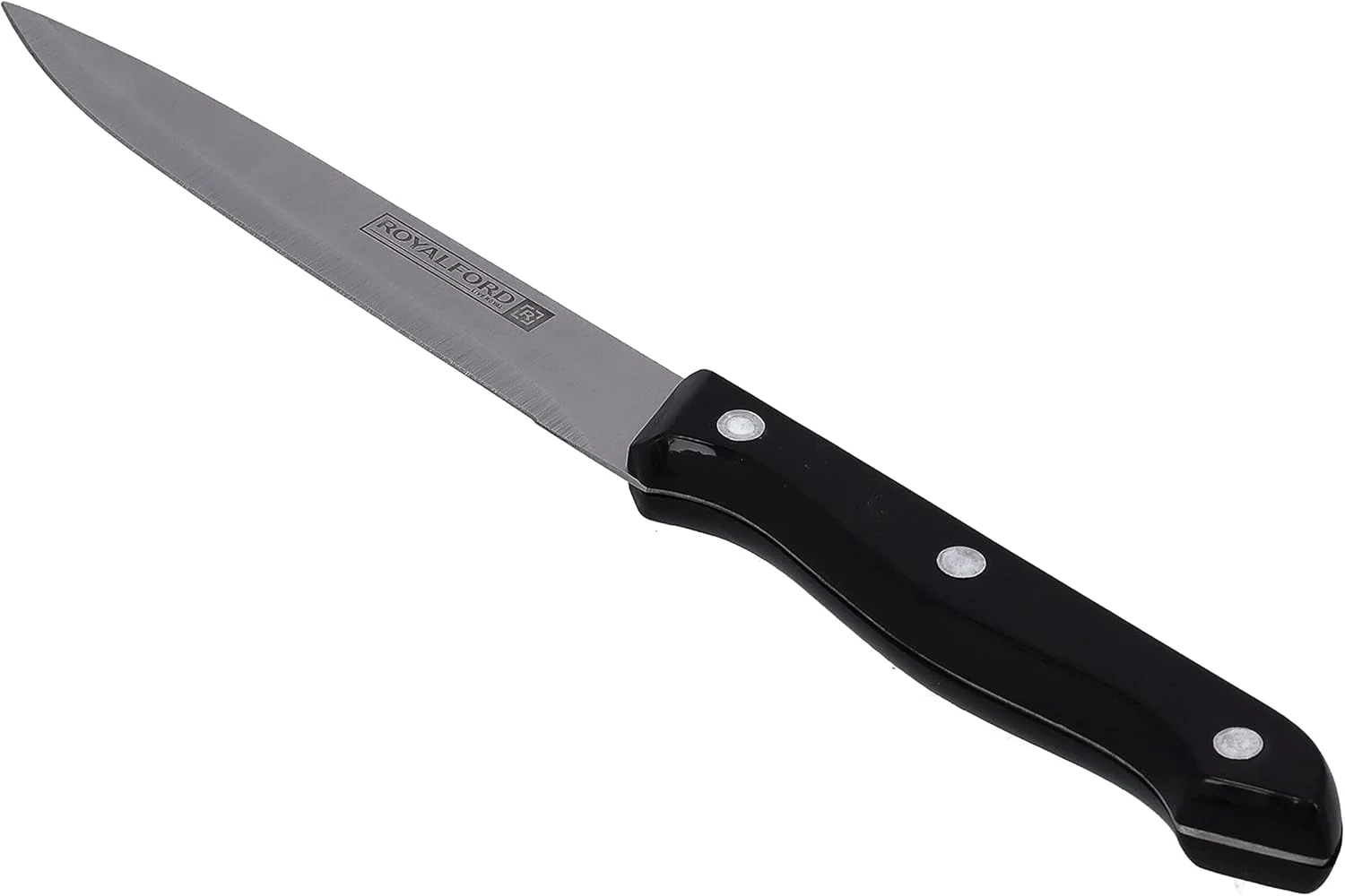 Royalford RF9946 5-Piece Deluxe Cutting Set - Stainless Steel Blades - Cleaver, Chef Knife, Utility Knife, Scissor & Cutting Board - Image 7