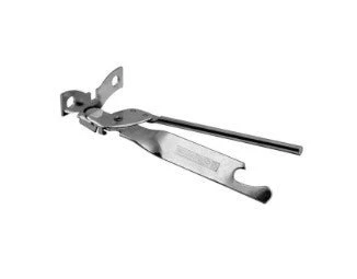 Royalford Stainless Steel Can Opener Chrome Plated Carbon Steel 15.6cmX6Cm Silver