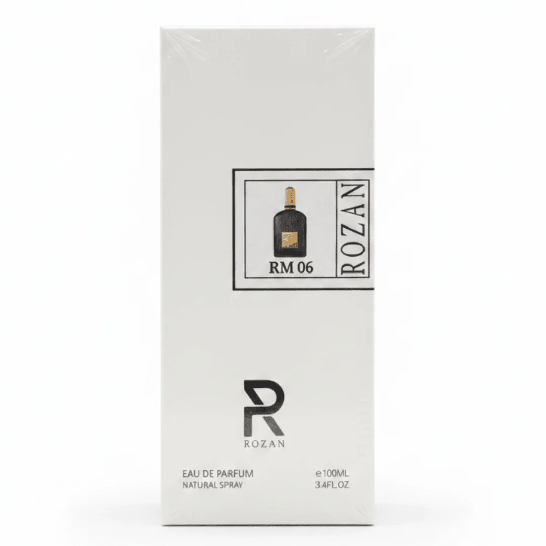 Rozan RM 006 Eau de Parfum 100ml – Unisex Luxury Fragrance | Black Orchid, Truffle & Dark Chocolate | Natural Spray | Inspired Version |