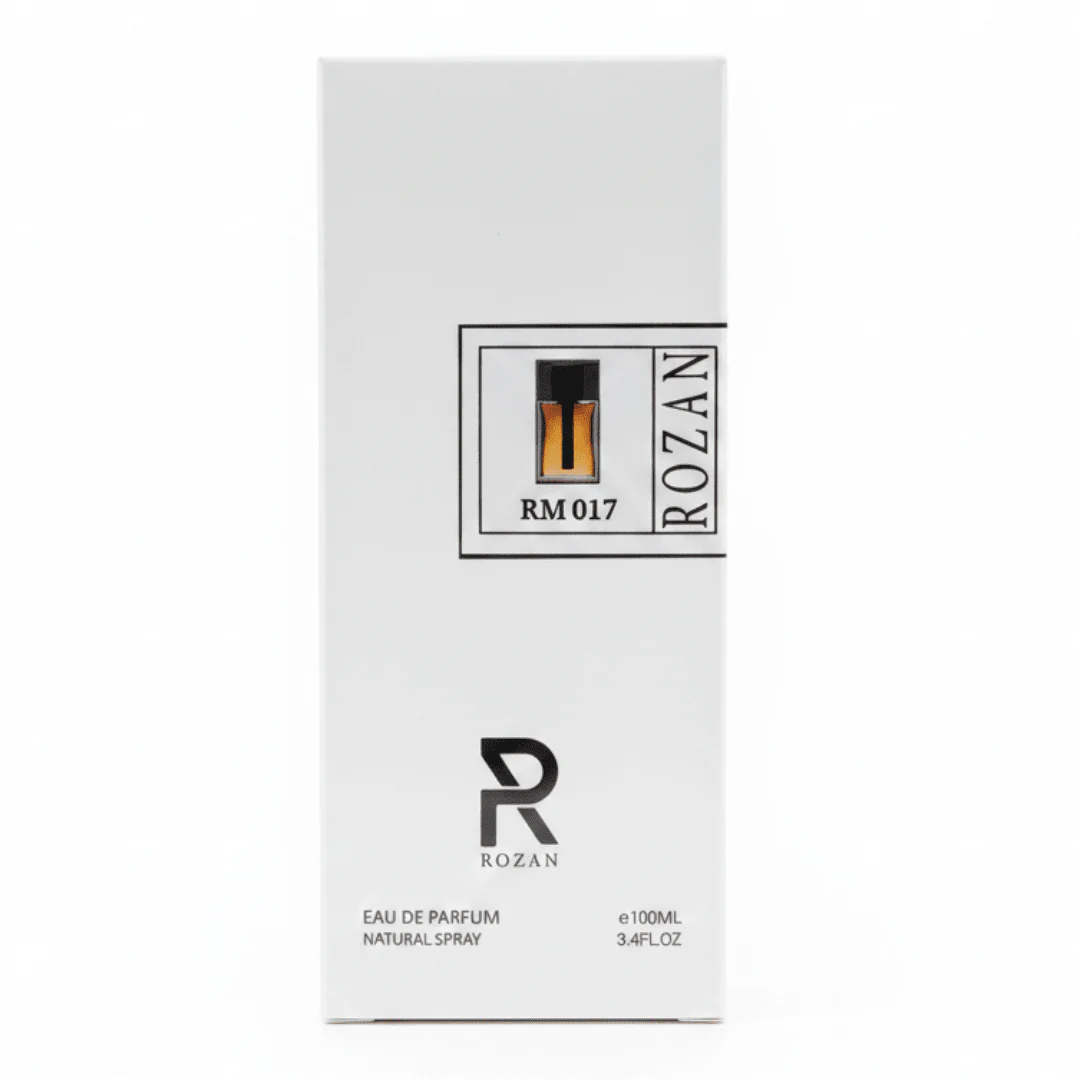 Rozan RM 017 Eau de Parfum for Men – 100ml Natural Spray | Woody Floral Musk Fragrance | Inspired by Dior Homme Intense | Inspired Version |