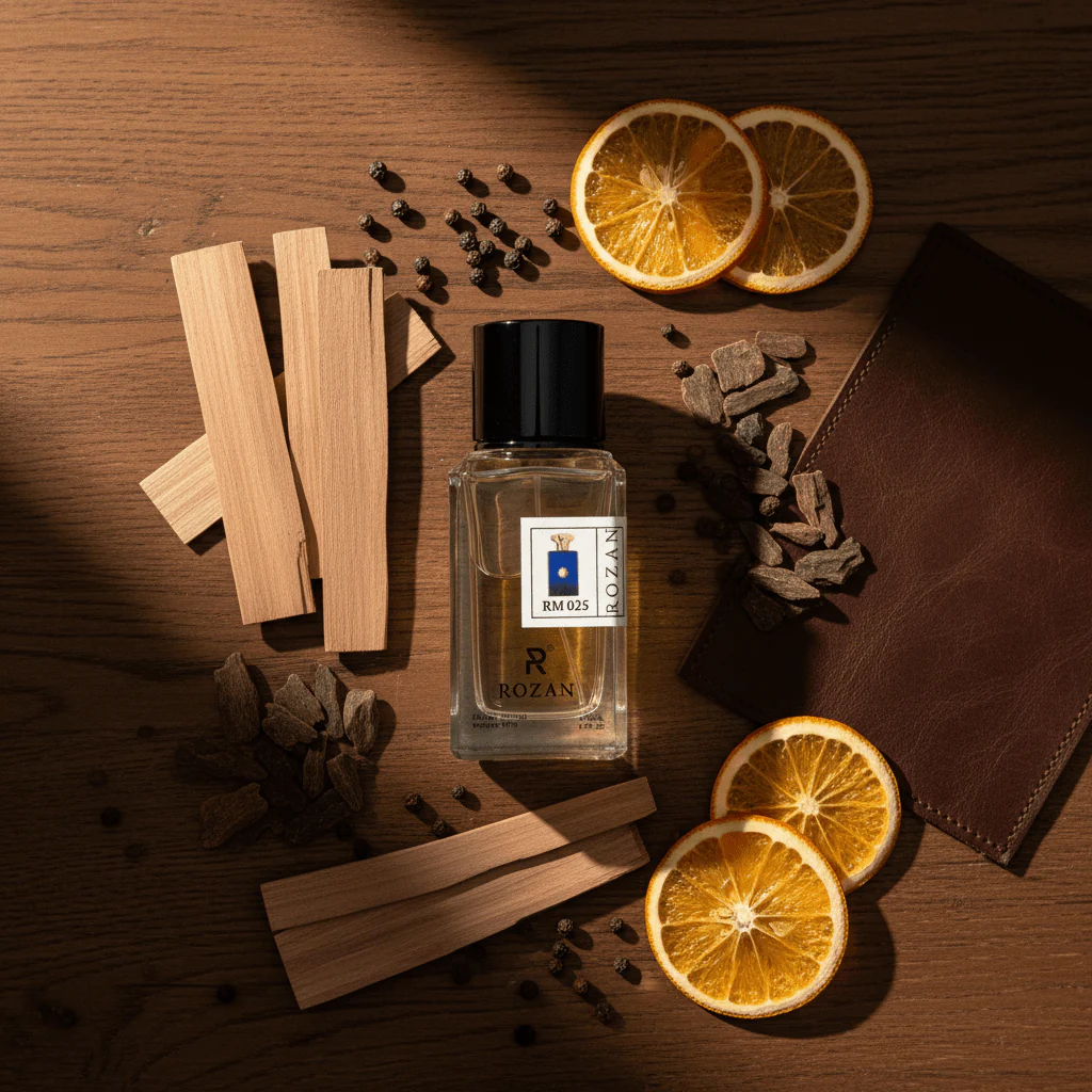 Rozan RM 025 Eau de Parfum for Men 100ml – Oriental Woody Fragrance | Natural Spray | Inspired Version | - Image 4