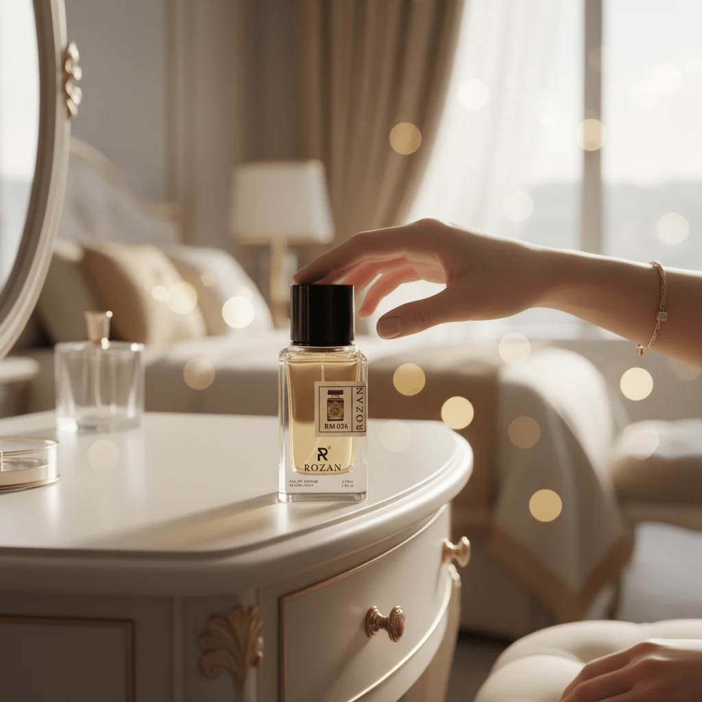 Rozan RM 026 Eau de Parfum 100ml – Unisex Luxury Fragrance with Saffron, Oud & Patchouli | Natural Spray | Inspired Version | - Image 4