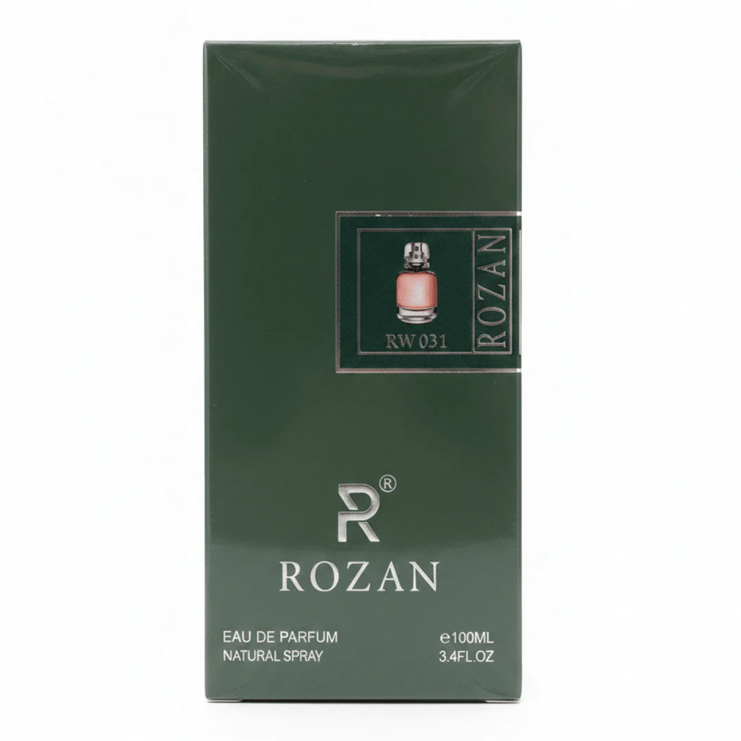 Rozan RW031 Eau de Parfum for Women 100ml – Oriental Floral Fragrance with Pear, Bergamot, Tuberose & Vanilla | Long-Lasting Natural Spray | Inspired Version |
