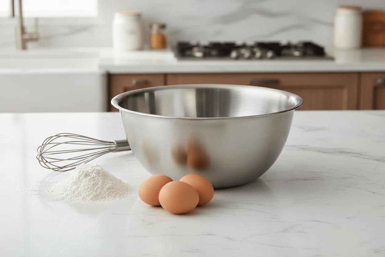 Raj Stainless Steel Mixing Bowl | 3 Litre | Silver | MB0003 - Image 3