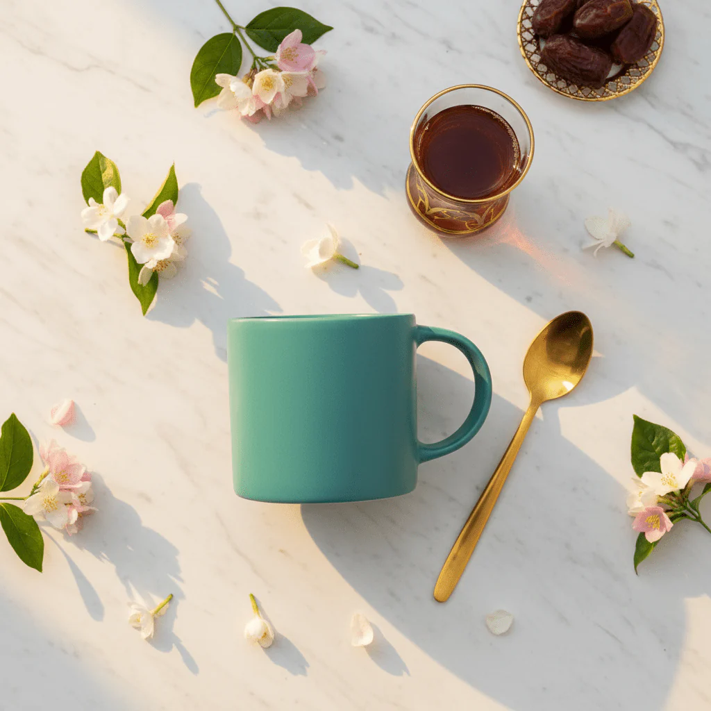 Ceramic Mug 300ml — Teal Green | Matte Finish | Everyday Luxury - Image 3