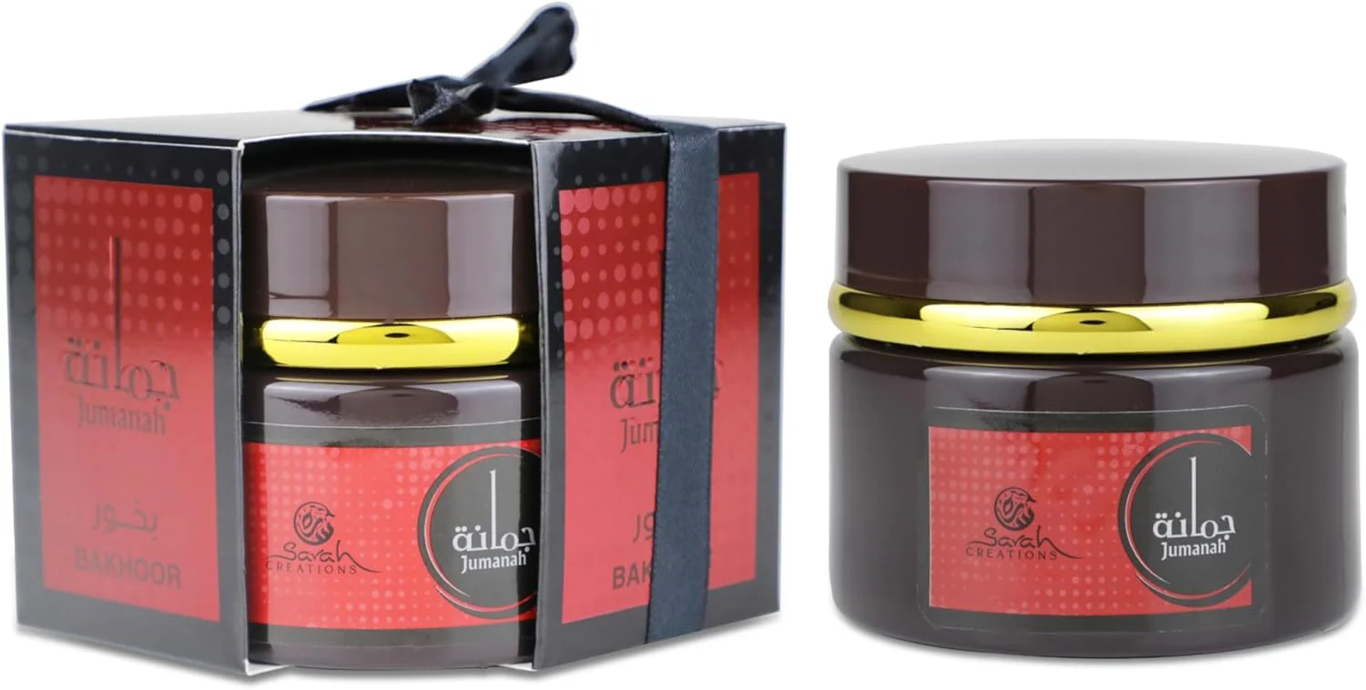 Sarah Creations Jumanah Authentic Arabic Solid Incense Bakhoor Long Lasting Fragrance-70g