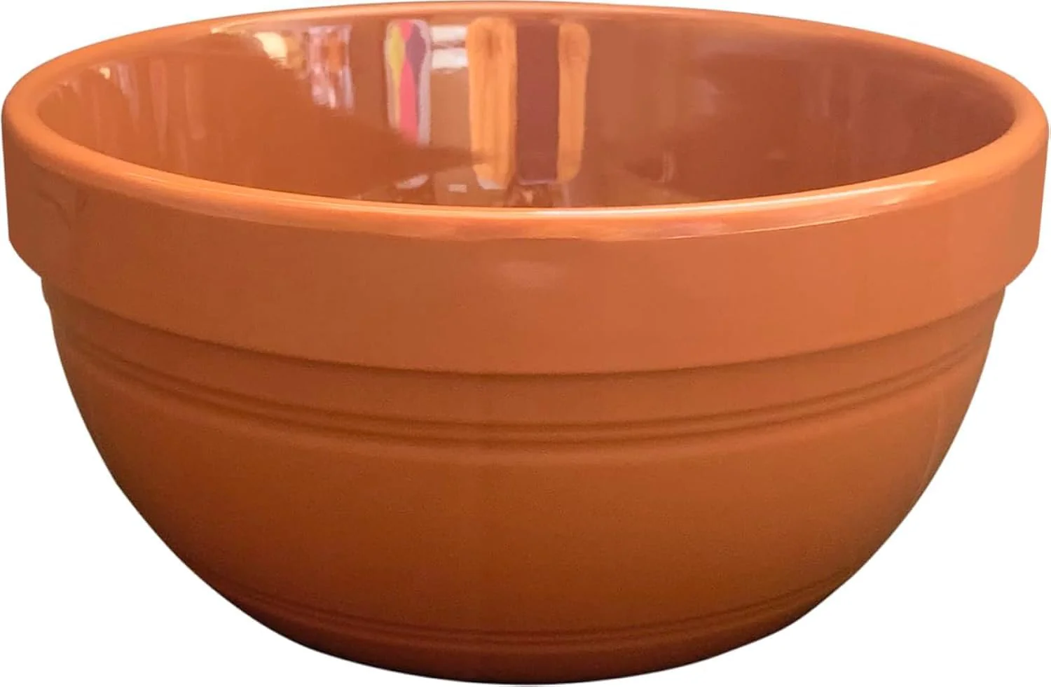 Servewell Melamine Horeca Terracotta Hammered Bowl-23CM-(2.5L)-Clay Color - Image 2