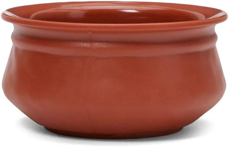 Servewell Melamine Horeca Terracotta Handi Claire Bowl-15.2cmX9cm-Clay Color