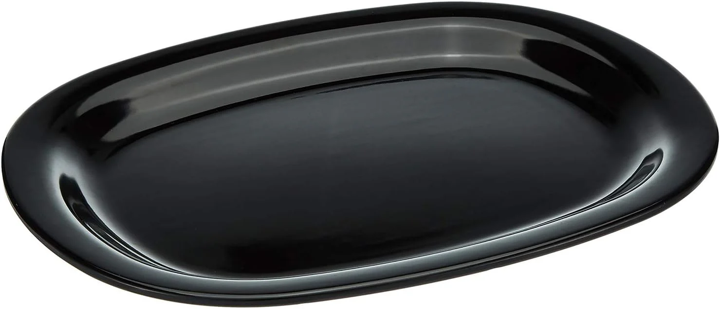 Servewell Melamine Oval Serving Plate-30cmX25cm-Black - Image 4