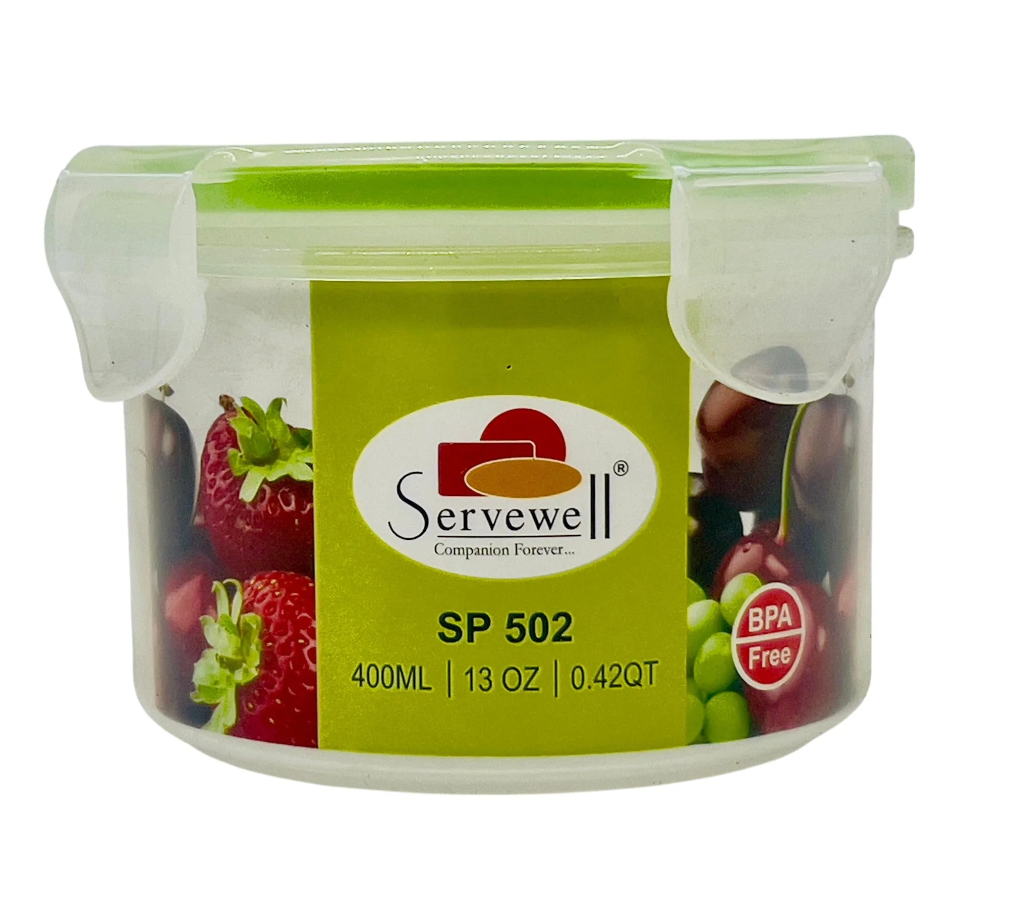 SERVEWELL Round Food Container 400ml- SF9137