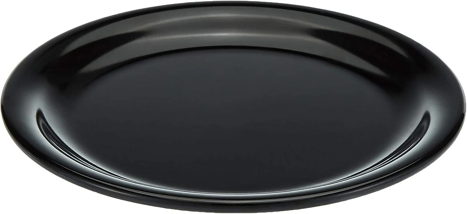 Servewell Round Melamine Small Serving Plate-19CM-Black - Image 2