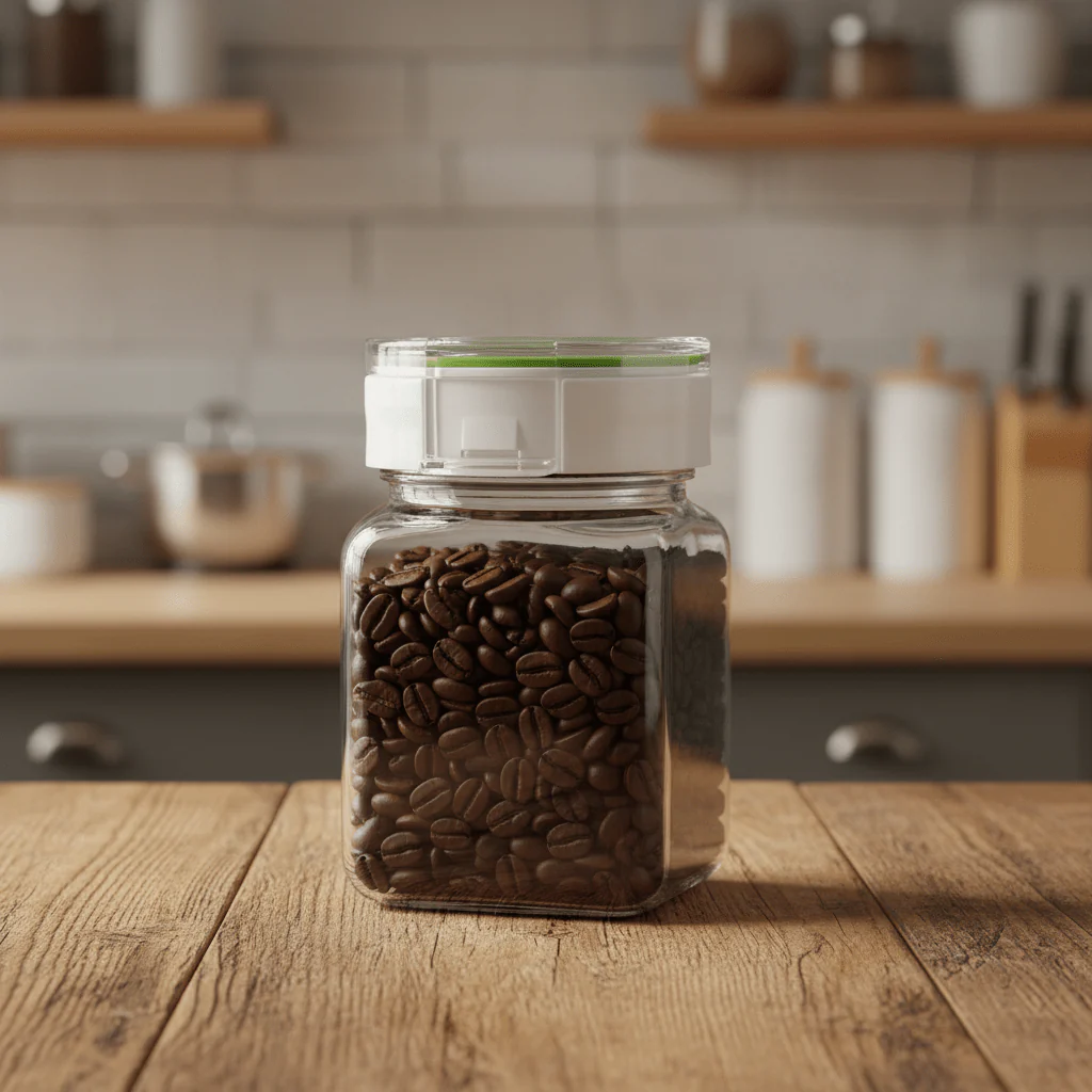 Servewell Tik-Tak Airtight Canister 350ml - Square - Image 3