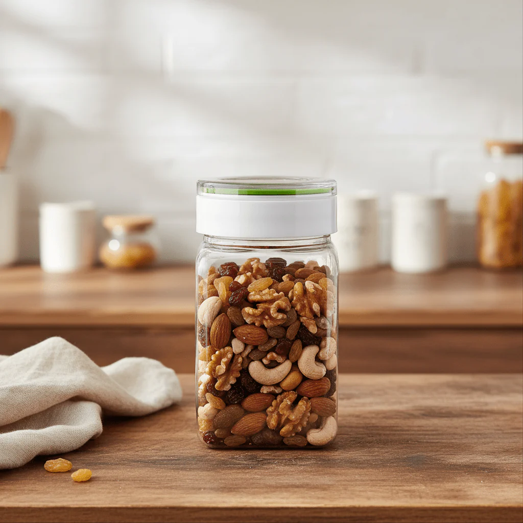 Servewell Tik-Tak Airtight Canister 500ml – Square - Image 4