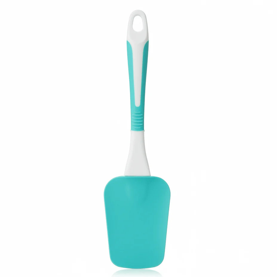 Silicone Spatula Spade 25cm – Purple / Teal Blue - Image 4