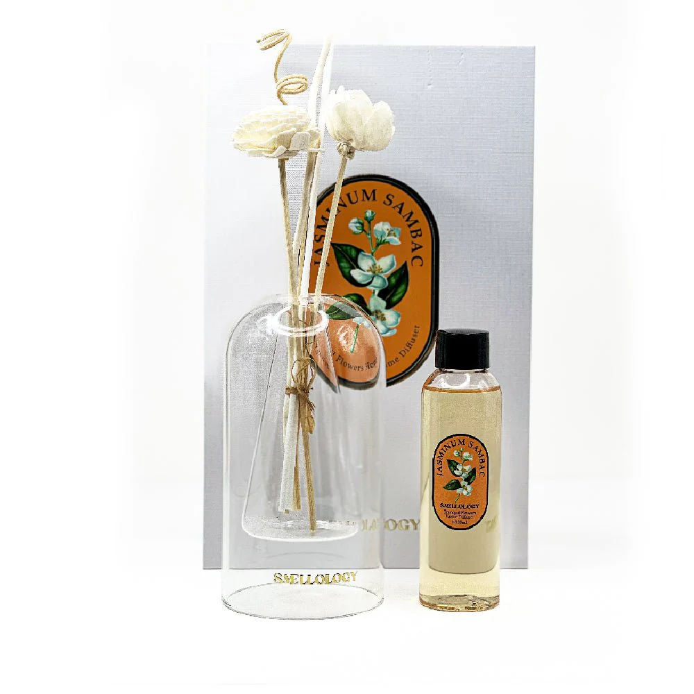 SMELLOLOGY Tranquil Flower Flowers Home Diffuser- Jasminum Sambac 120ml