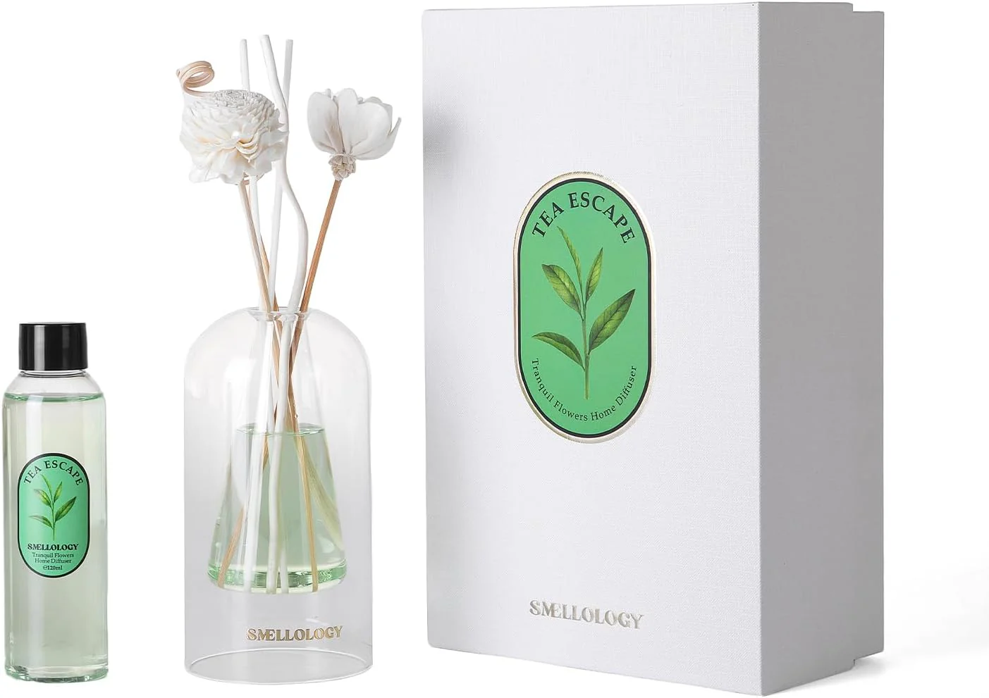 SMELLOLOGY Tranquil Flower Flowers Home Diffuser- Tea Escape 120ml