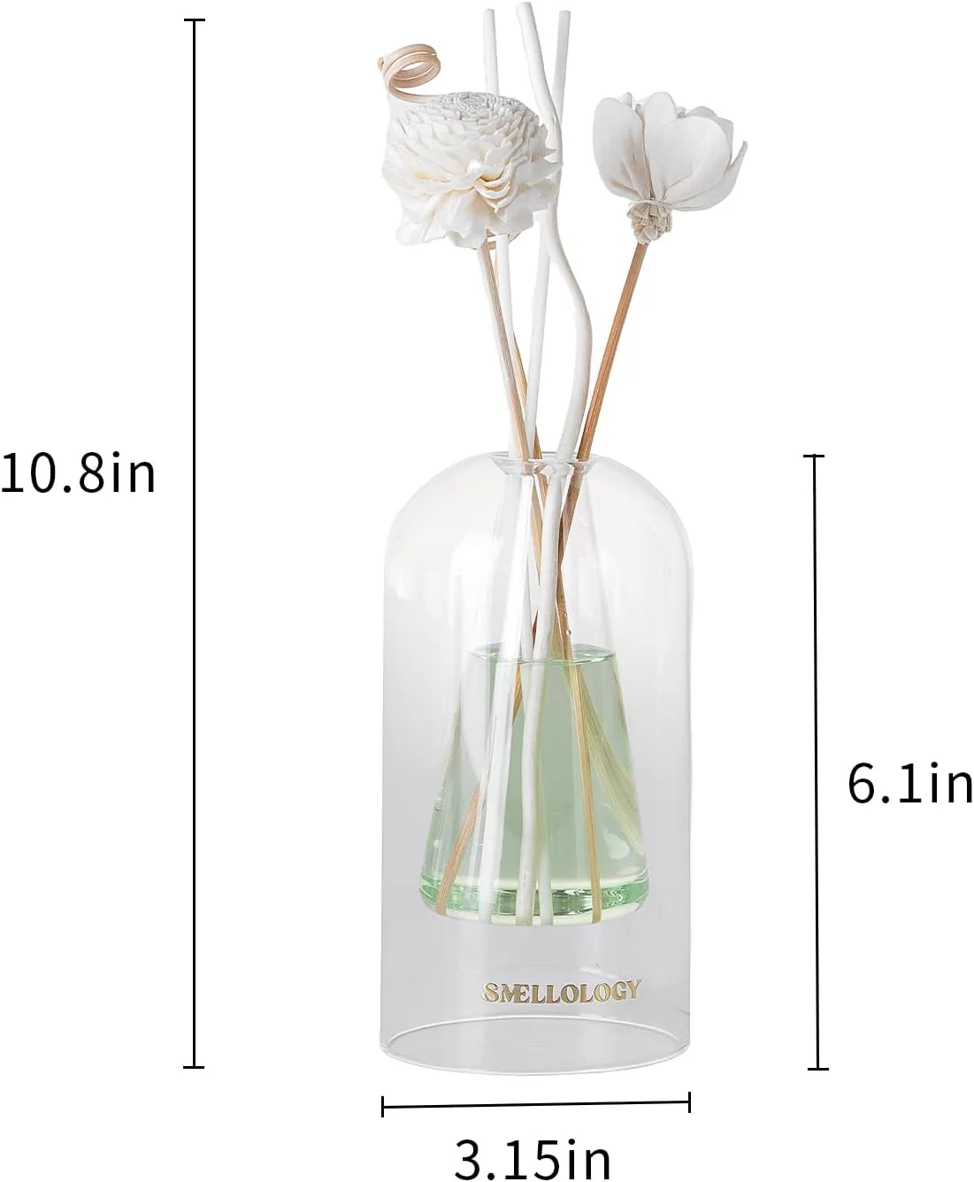 SMELLOLOGY Tranquil Flower Flowers Home Diffuser- Tea Escape 120ml - Image 3