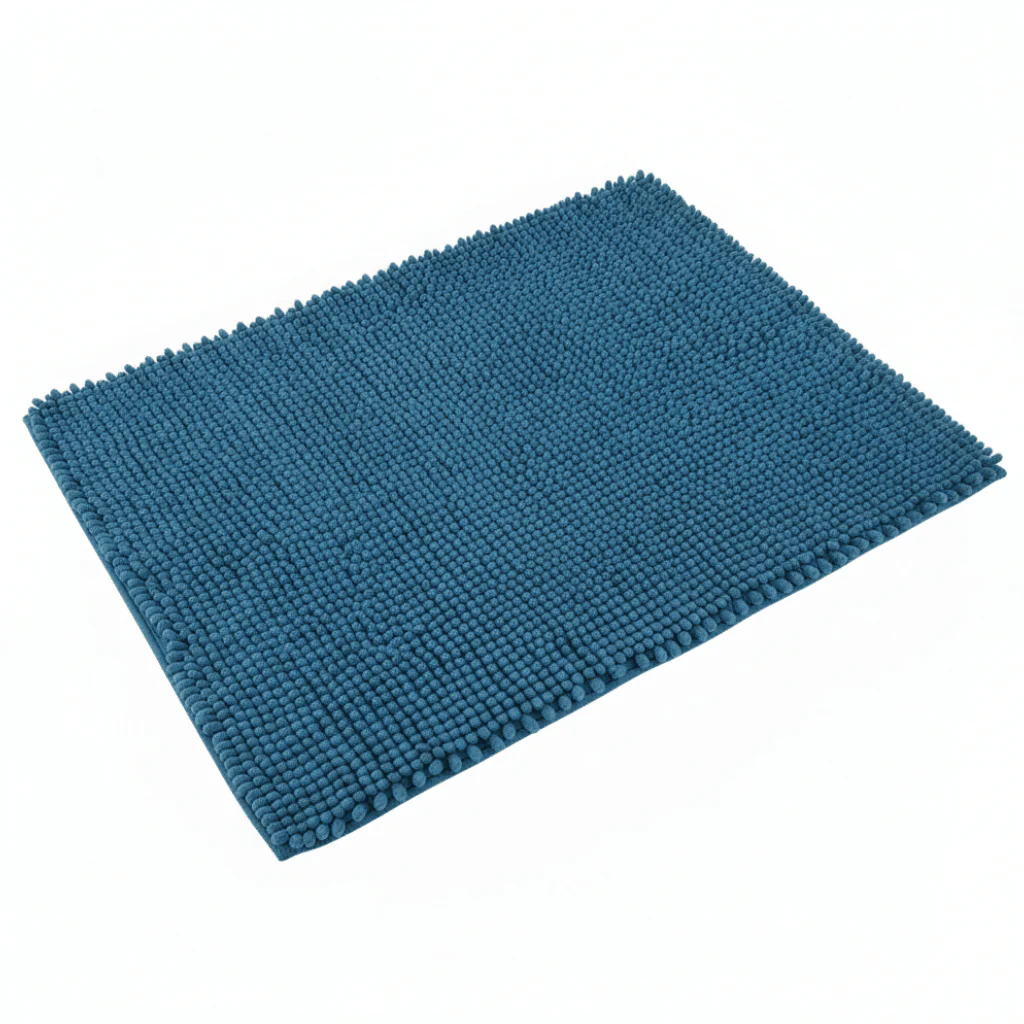 Soft Chenille Non-Slip Backing Bath Mat - 80 x 110 cm