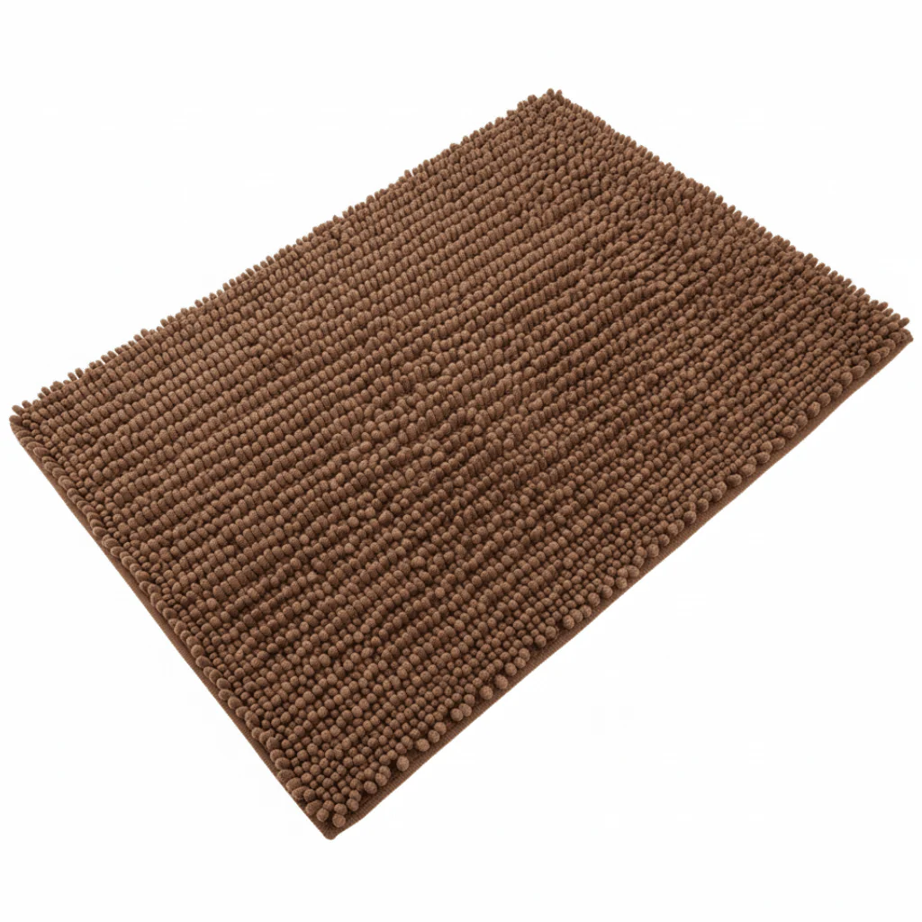 Soft Chenille Non-Slip Backing Bath Mat - 80 x 110 cm - Image 4