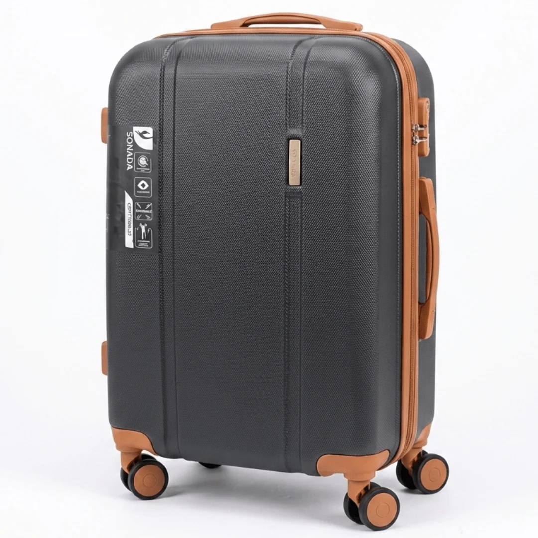 Sonada 21 Inch Hardshell Spinner Trolley Bag | Cabin Size Carry-On Luggage | - Image 3