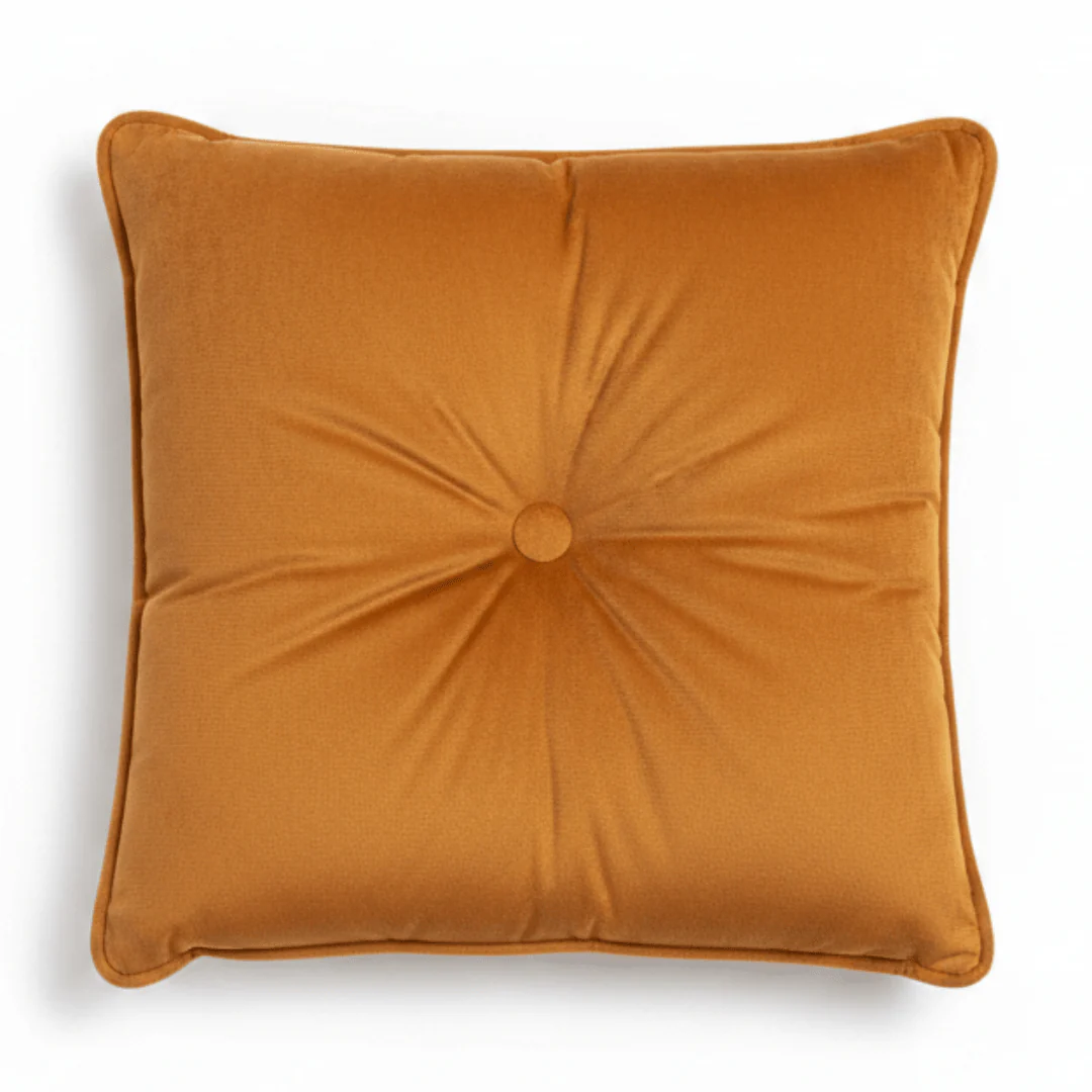 Square Cushion With Polyester Cover & Cotton Fiber Fill - 40×40cm - Rose / Brown / Burnt Orange / Army Green / Teal Blue - Image 5