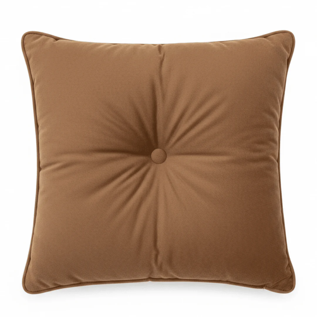 Square Cushion With Polyester Cover & Cotton Fiber Fill - 40×40cm - Rose / Brown / Burnt Orange / Army Green / Teal Blue - Image 7