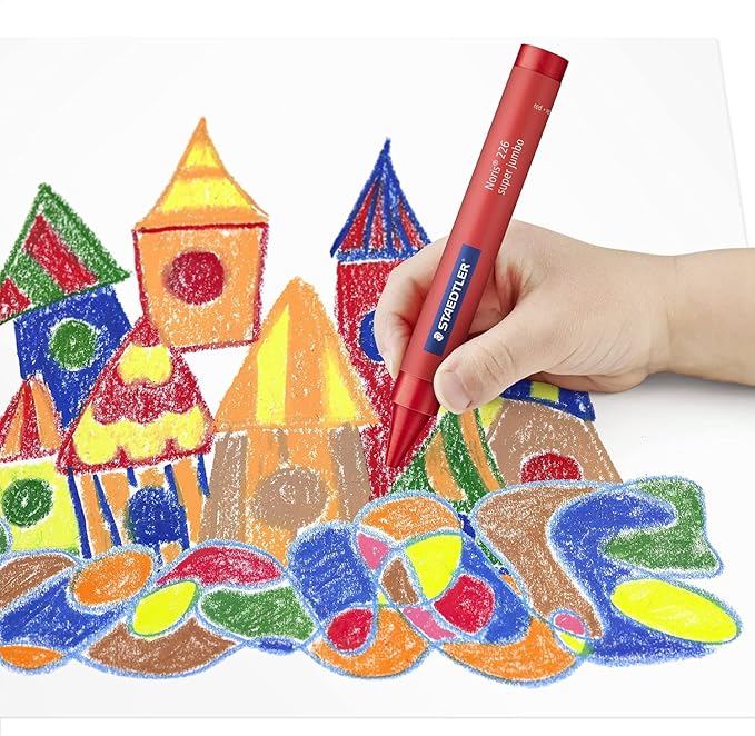 Staedtler Noris Club Jumbo wax crayon (Set of 12 colors) by Steadtler - Image 2