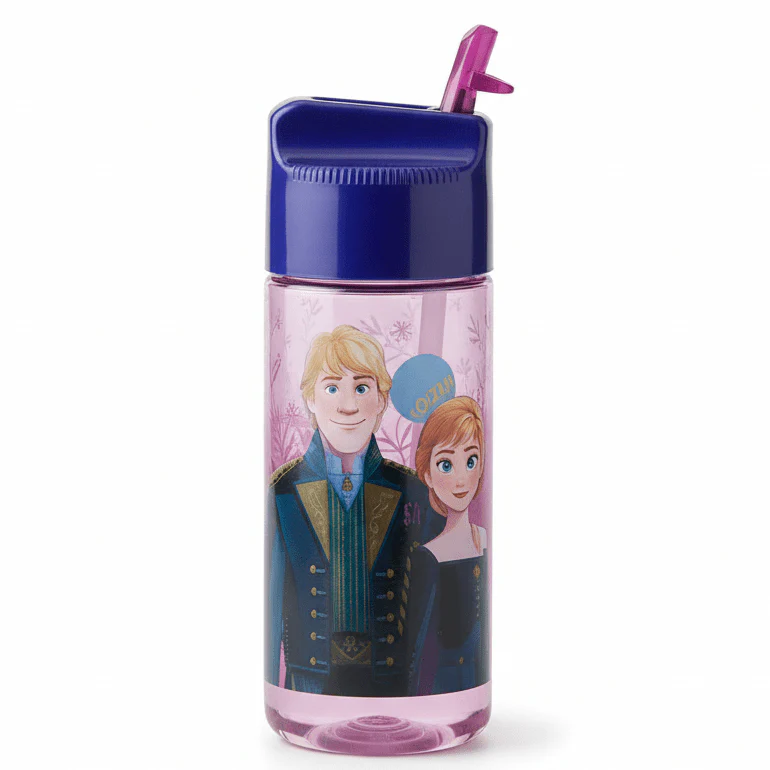 Stor Barbie Reusable Plastic Water Bottle Purple 510ml Kids Drinking Bottle BPA Free School Bottle