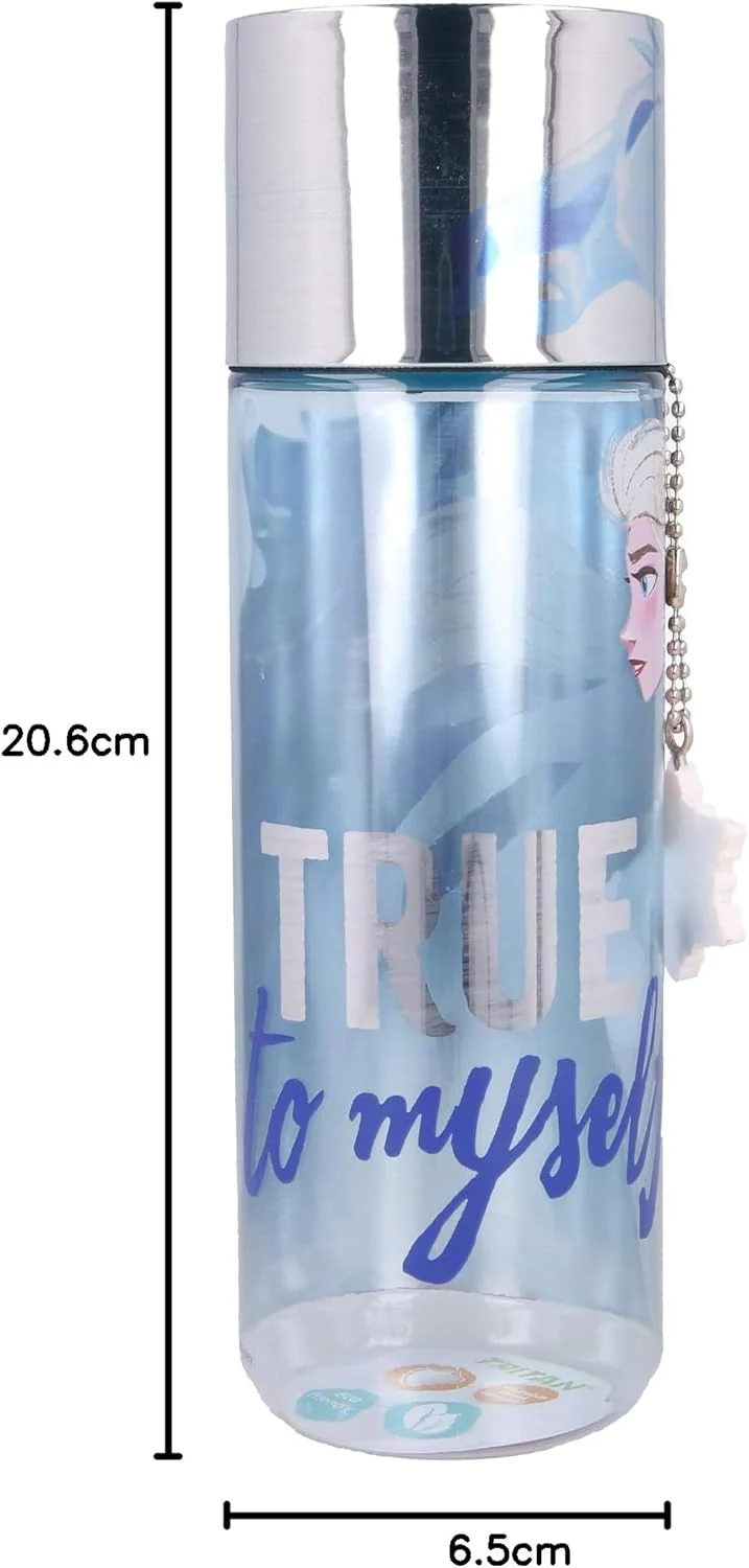 Stor Ecozen Clear Plastic Water Bottle 590ml, Disney Frozen Series - Image 2