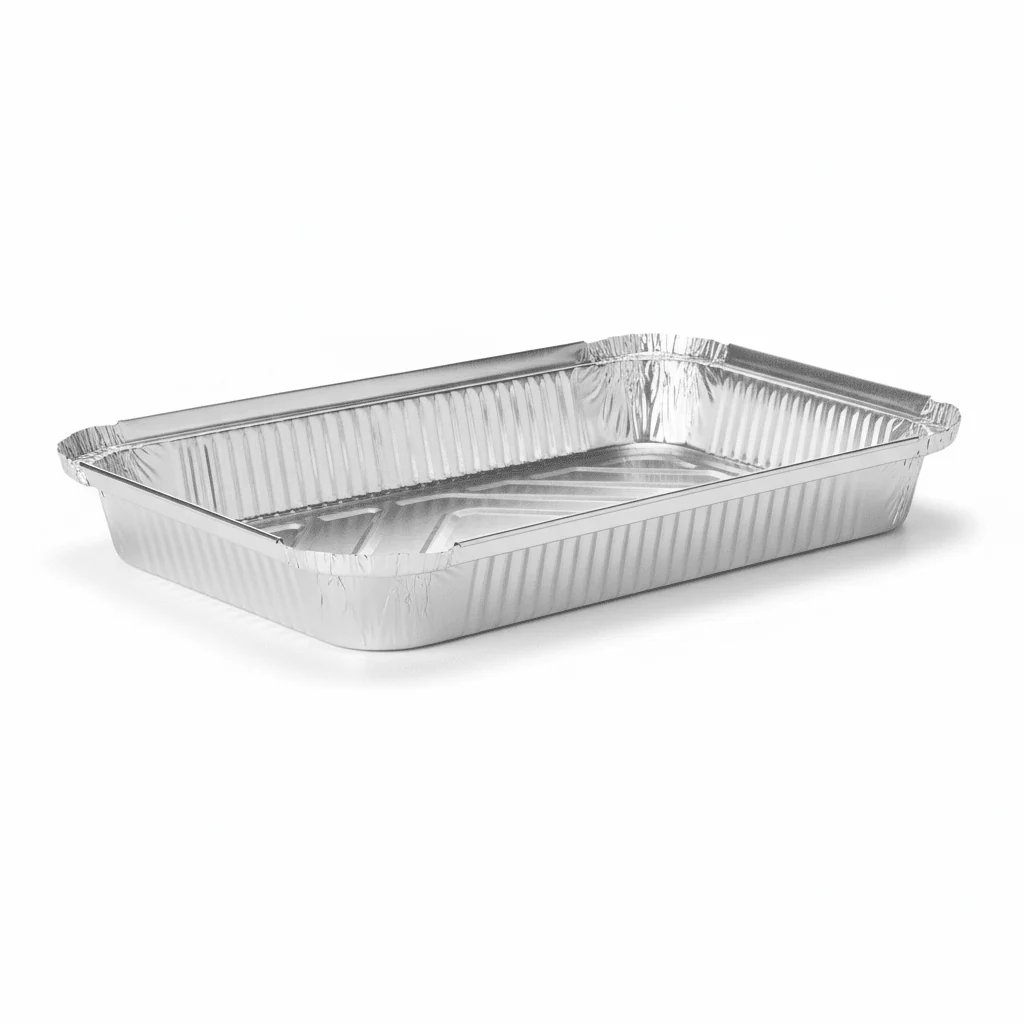 Sunny 10pcs Rectangular Aluminium Containers with Lid 1900cc