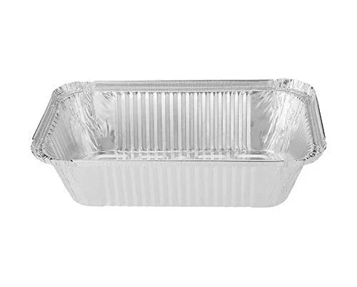 Sunny 10pcs Rectangular Aluminium Containers with Lid 680cc - Image 3