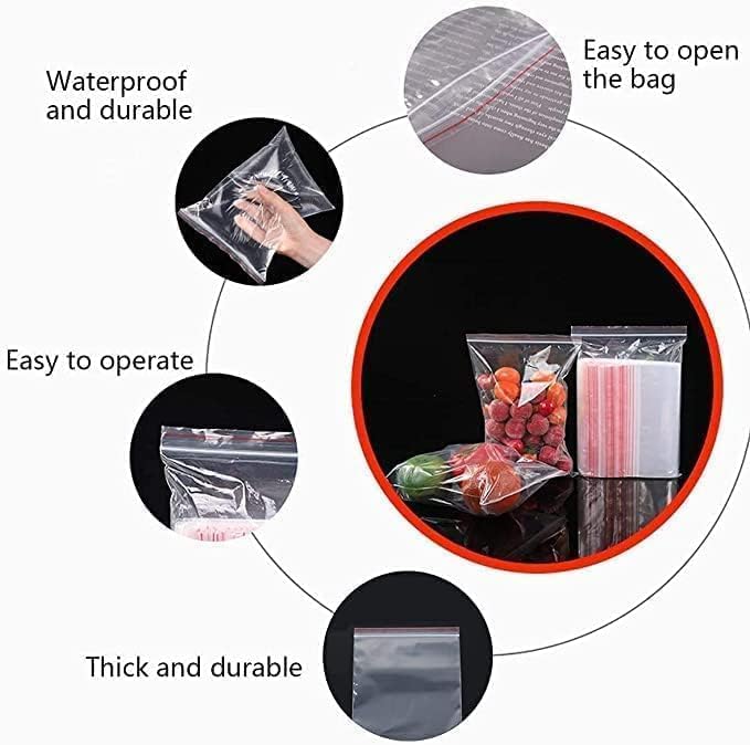 Sunny Zipper Bags 15cm*10cm, 50 Bags, Extra Thick, Easy Lock&Open, Oxo-Biodegradable - Image 3