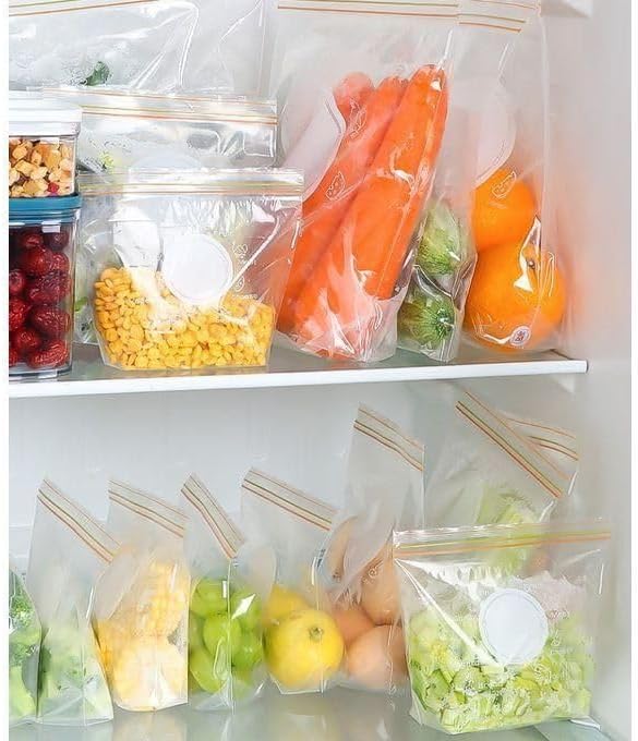 Sunny Zipper Bags 18cm*21cm, 50 Bags, Extra Thick, Easy Lock&Open, Oxo-Biodegradable - Image 3
